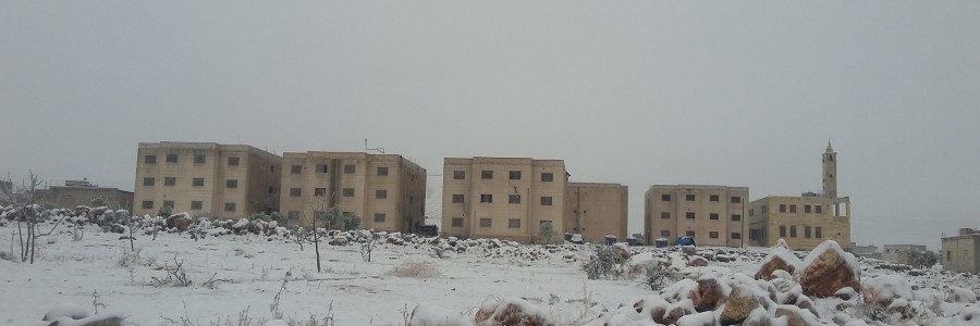 مشروع جمعية الهدى الخيرية السكني المجاني في مدينة كفرنبل تصوير هاديا المنصور