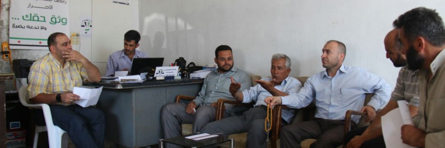 وثّق حقّك ولا تدعه يضيع الشعار الذي ترفعه الرابطة في مكاتبها تصوير سونيا العلي